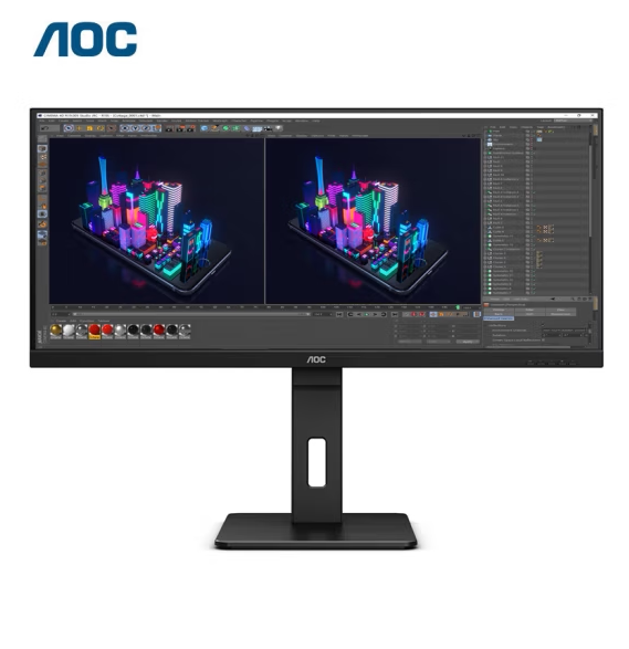 Aoc 27E3Q 27/ 34inch Ips 21:9 Fish Screen with Adjustable Height and Rotation, Multi-Interface Monitor U34P2C Aoc 27E3Q 27/ 34inch Ips 21:9 Fish Screen with Adjustable Height and Rotation, Multi-Interface Monitor U34P2C