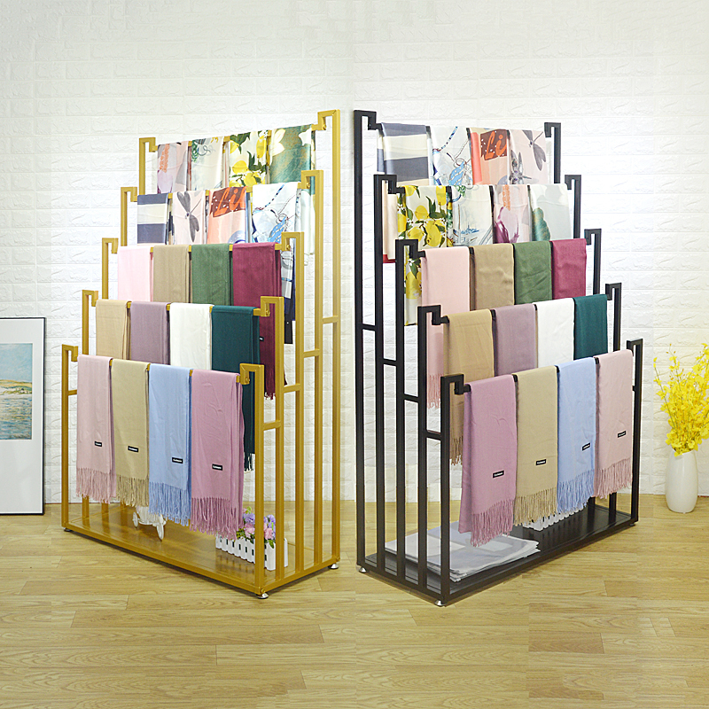 Scarf rack silk scarf display stand floor-to-ceiling clothing store pants display stand multi-functional hanging belt fabric display