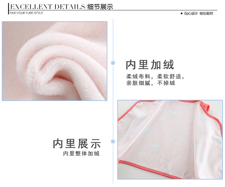 Áo vest trẻ em mùa xuân và mùa thu nam mùa thu và mùa đông nữ bé cộng với áo nhung dày cho bé trai và bé gái áo gile bé gái đáng yêu