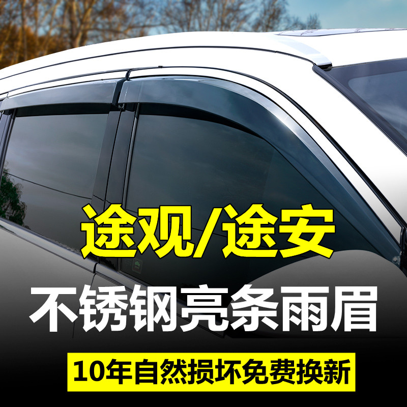 14 15 16 17 18 19 2021 New and old TiguanL bare window cover decoration