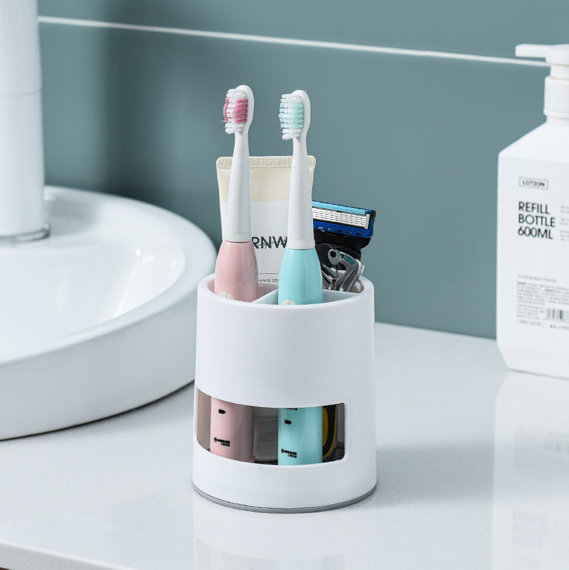 Electric toothbrush toothpaste shelve with makeup room Table Face containing layer Shelf Wash suit Sub-mould Mildew Bathroom Drain rack