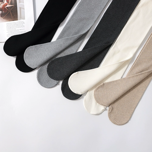 Хлопковые осенние детские белые колготки, из ворсистого хлопка