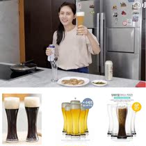 South Korea Eat Sow with the same High-footed Cup Man Fish waist Coffee Milk Tea Black Tea Coke Cocktail Glass of Beer Cups