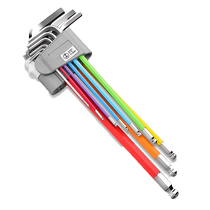 Green forest Color Inner Hexagon Wrench Universal Suit Inner Hexagon 6 Hangle Screwdriver Tool 6