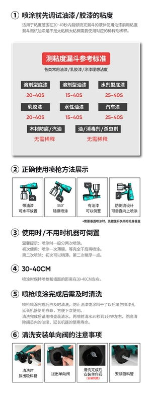 súng phun sơn điện loại nào tốt Rừng Xanh Lithium Điện Sơn Xịt Sơn Sơn Cao Su Đặc Biệt Máy Phun Một Máy Xịt Nồi Sơn 220V nhỏ thiết bị phun sơn tĩnh điện súng phun sơn tĩnh điện cầm tay