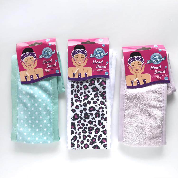 Small clear new printed felt button Bed hair with small wave dot BAO WEN pattern ultra slim suction hair stirrup wash face make-up tool-Taobao