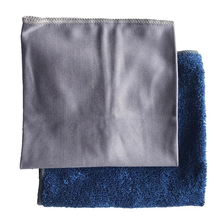 35*35 glass cleaning towel 2 combination pack 1 glass cloth 1 terry cloth to wipe household appliances kitchen