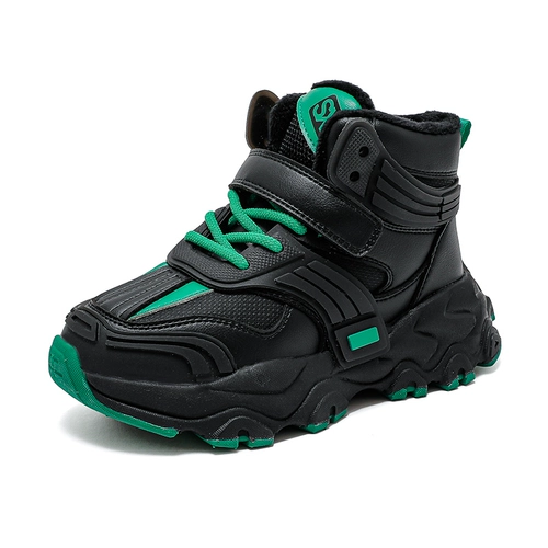 Демисезонная утепленная детская спортивная обувь для мальчиков, подходит для подростков, мягкая подошва