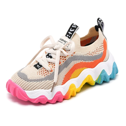 Детские летние дышащие туфли, спортивная обувь, подходит для подростков