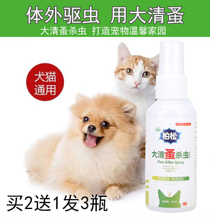 Spray Goes to lice Pets Pets Pets with Insecticide Flea Cat Killing Bugs Drug Dog Nest Cat Nest Flea Drug Lice Medicine