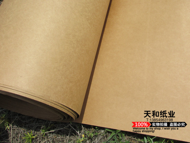 Крафтбумага 大卷牛皮纸整卷服装打板纸打板纸进口卷筒牛皮纸包装纸样板纸工业 OTHER