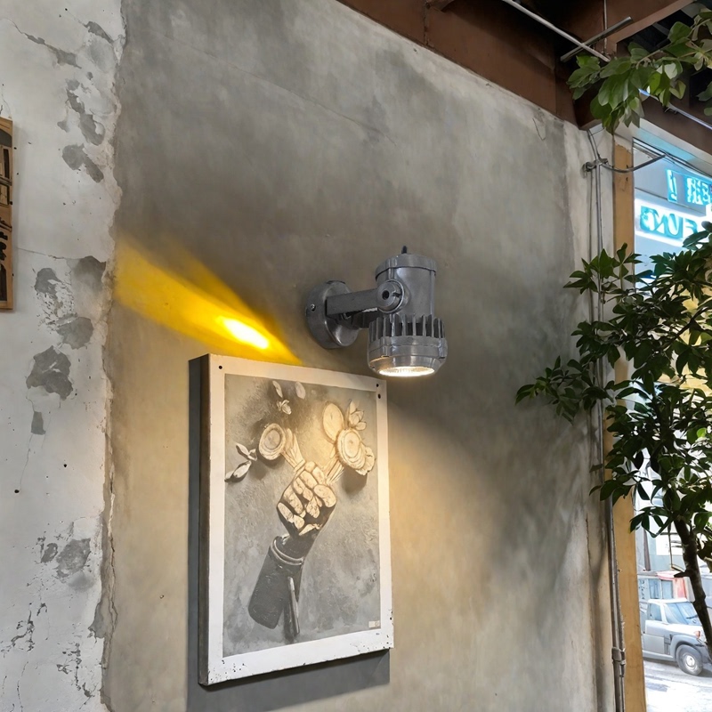 House Number Waterproof Decorative Painting Wall Lamp Bedroom Cafe Bar Restaurant Commercial Industrial Art American Retro Wall Lamp