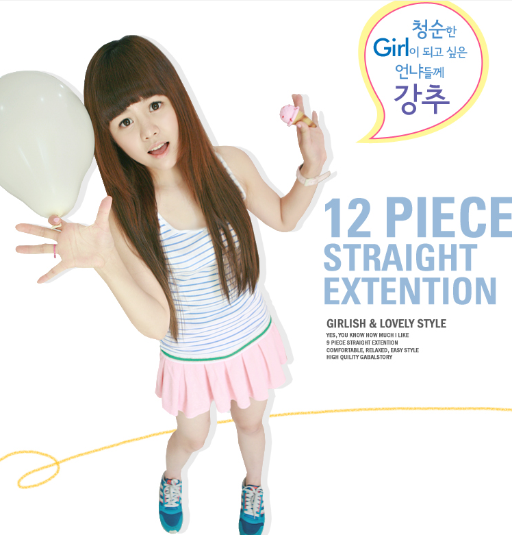 Perruque Long cheveux raides - Ref 2608219 Image 9