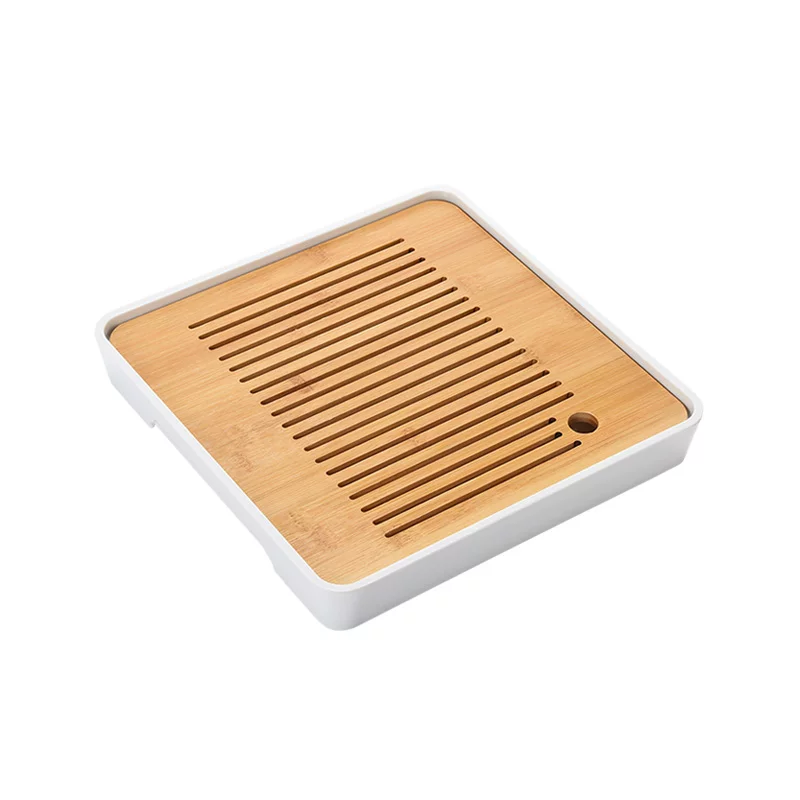 君器 Teaboard Household Little Tea Terrace Bamboo Storage Tea Sea Kung Fu Tea Settlement Tea Simple Tea Too Dry Drive Put