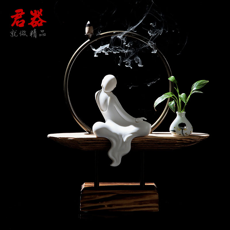 Jun ware manual household act the role ofing is tasted carefully - selected spice furnishing articles furnishing articles dehua white porcelain zen character series