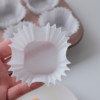 High temperature resistant 100 square cake cups oil paper holder paper pad oil-proof Christmas cookie wrapping paper disposable