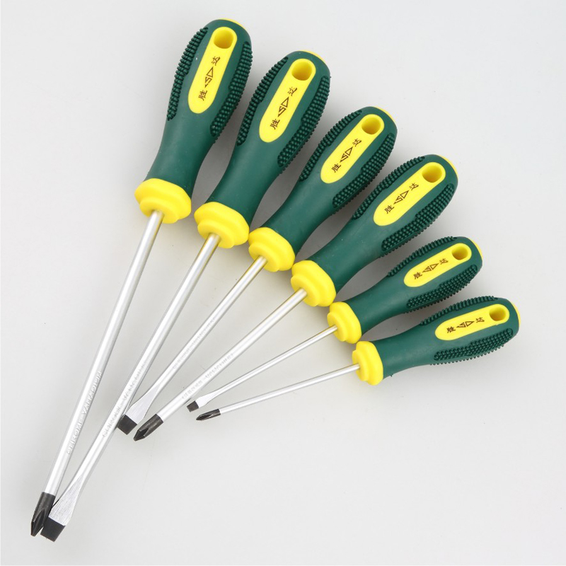 Shengda tool Massage handle screwdriver Phillips screwdriver Change cone screwdriver Open knife with magnetic batch