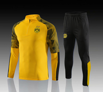 New football training uniforms long sleeves plus velvet thickened childrens adult autumn and winter Jersey team uniforms Juve winter training appearance uniforms