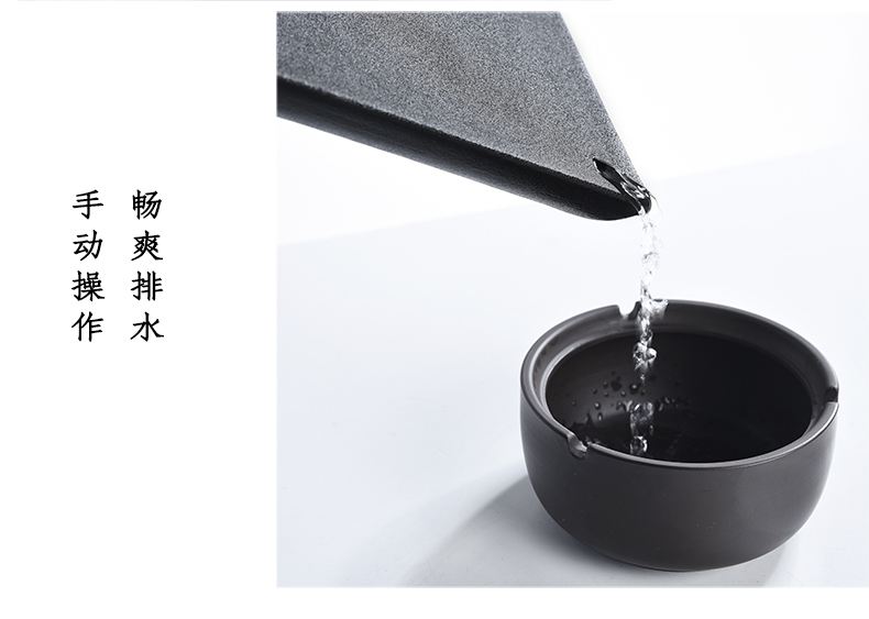 Hui, make ceramic tea set ground suit household kunfu tea tray was small tea table Japanese dry mercifully contracted tea kettle
