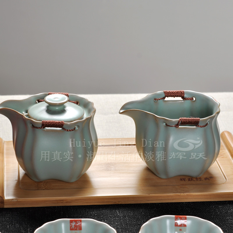 Hui make kung fu tea set your up tea set to open the slice of a complete set of your porcelain
