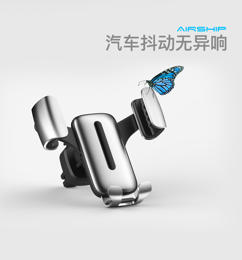 Kim loại điện thoại di động Chủ Universal Car sáng tạo cá tính trọng lực chuyển hướng xe khung chụp Huawei vivo kê OPPO Apple điện thoại xe giữ người giữ xe máy điện thoại xe hơi - Phụ kiện điện thoại trong ô tô sac pin nhanh