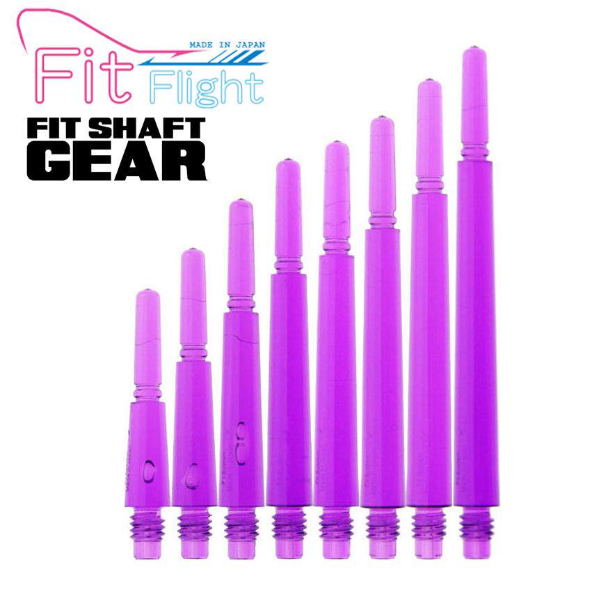 Японская оригинальная ШЕСТЕРНЯ COSMO FIT SHAFT GEAR ОБЫЧНАЯ фиолетовая стандартная фиксированная или вращающаяся штанга для дротиков