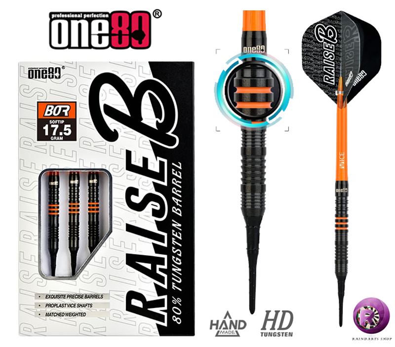 New ONE80 brand RAISE series B-OR high density tungsten steel needle soft dart) electronic dart