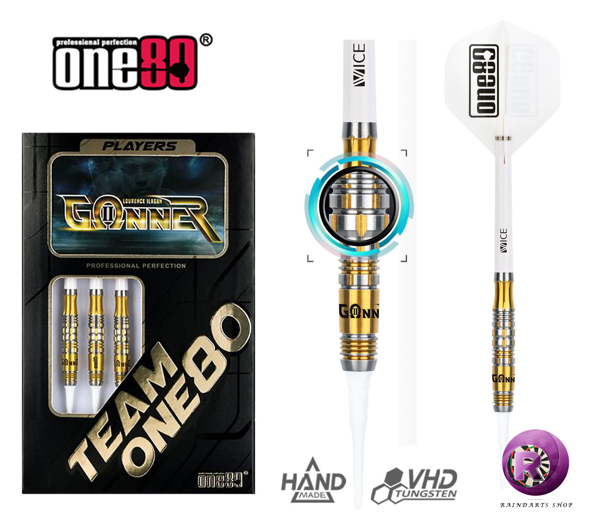 ONE80 GUNNER OMEGA II Lourence Ilagan) Lawrence II Soft Dart Set