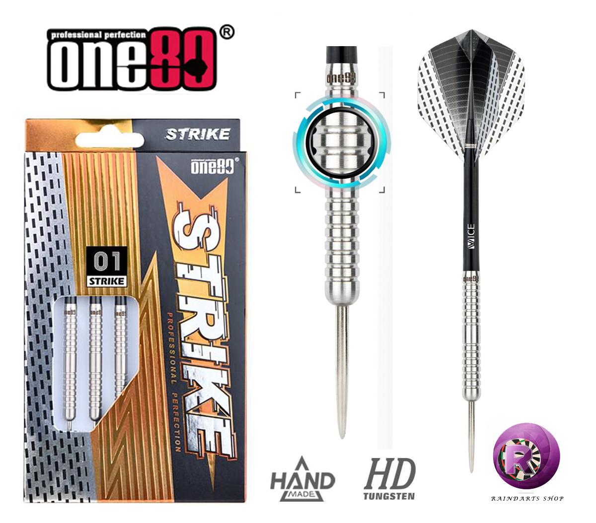 German craftsmanship ONE80 card STRIKE 1 boutique hardworking darts) professional darts for professional darts