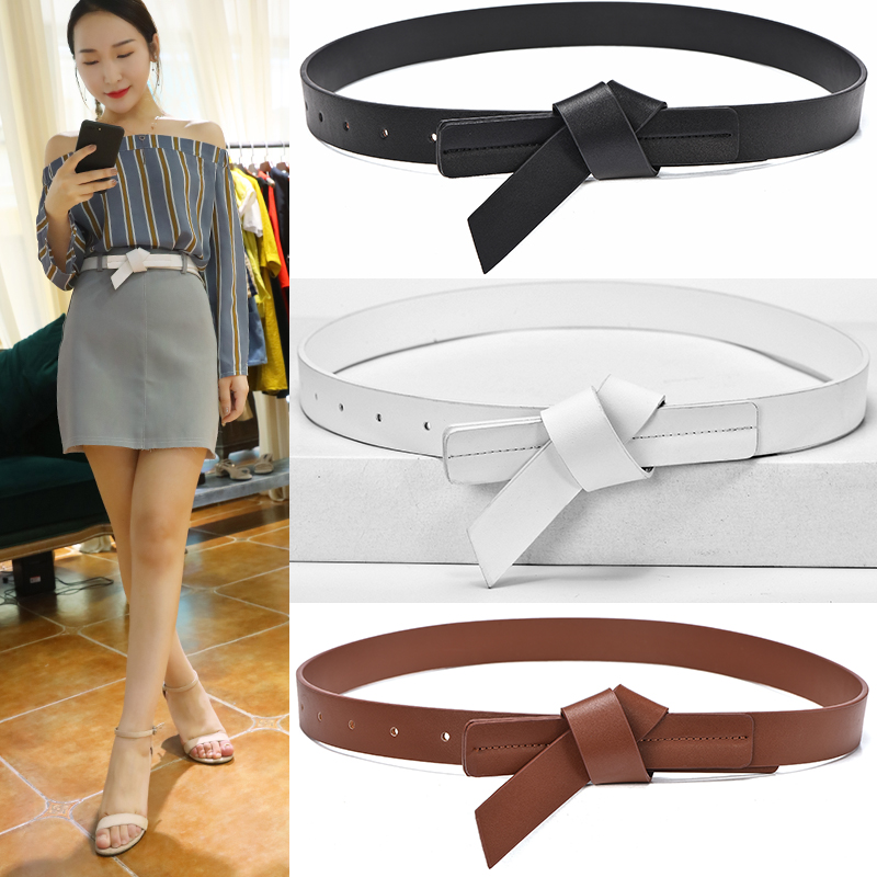 Lady sweater girdle girdle woman decoration coat leather dress belt lady Jane about 100 lap belt female fit dress cashew