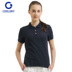 Áo sơ mi nữ mùa hè Lapel Slim Polo Áo thể thao giản dị Cổ điển màu ngắn tay áo ngắn - Áo polo thể thao áo polo nam trang Áo polo thể thao