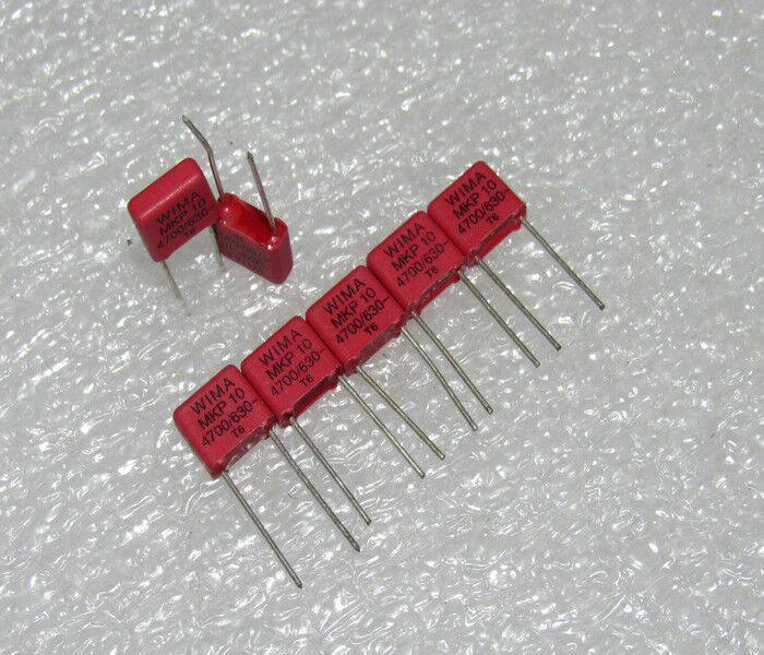 Germany WIMA Red Weima MKP10 630V4700PF 472 P-7 5 Copper Foot Fever Film Capacitor