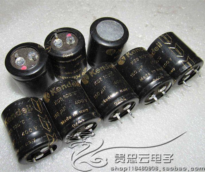 Italy Kendeil Kende K05 400V150UF gold word high-voltage bile machine filter electrolytic capacitor