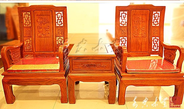 Ưu đãi đặc biệt sofa gỗ gụ gỗ hồng mộc Wanzi gỗ rắn phát minh rõ ràng đồ nội thất cổ kết hợp sofa gỗ gụ năm mảnh - Bộ đồ nội thất bàn ghế hiện đại