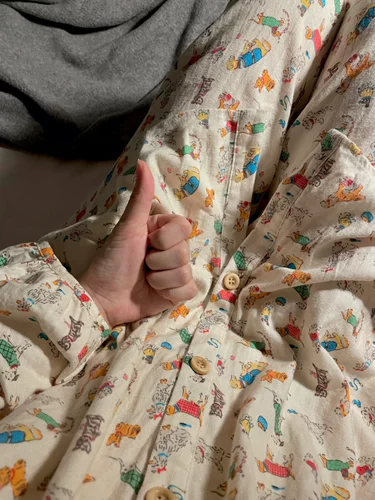 Мультяшный лонгслив, демисезонная пижама, милый комплект, коллекция 2023, премиум класс