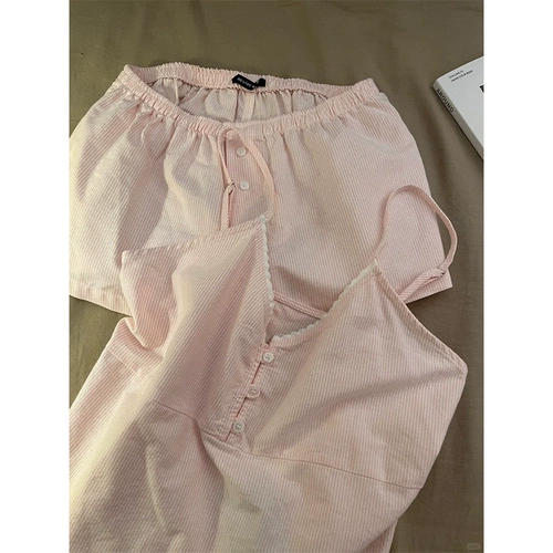 Милая летняя пижама, комплект, популярно в интернете, эффект подтяжки