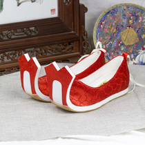 Mountain River Show Resilience of the Wind Wei Jin Qu Accessories Shoes High Tooth Performance of the Imperiu Mural Paintings of the Emperor Tui Costume Accessories heightening in the footwear Accessories Footwear