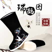 The Jedi Original Spot (Seeking) Mountain River Show Jureheu Embroidered Hanfu Shoes Chinese Mens And Womens Shoes Deserve Round Robes