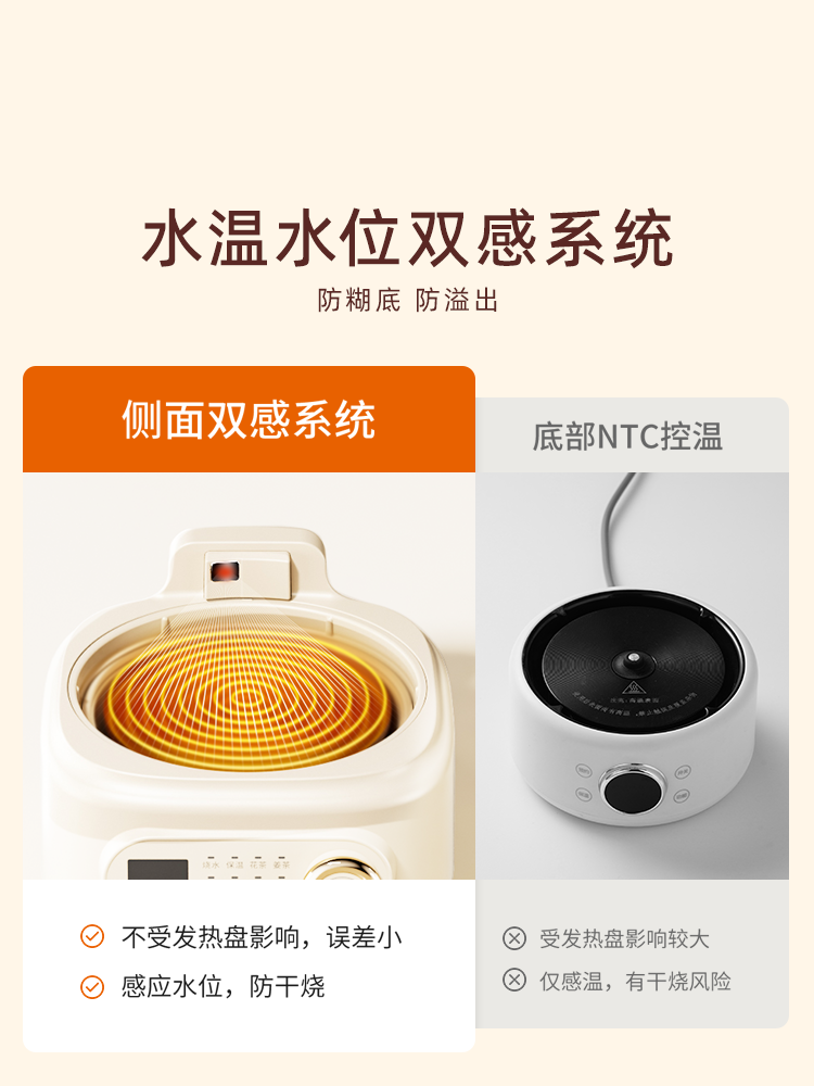 Joyoung Health Pot for Stewing and Cooking, Multifunctional Household Tea Kettle, All-Glass 2026 New Model, Official Flagship Store