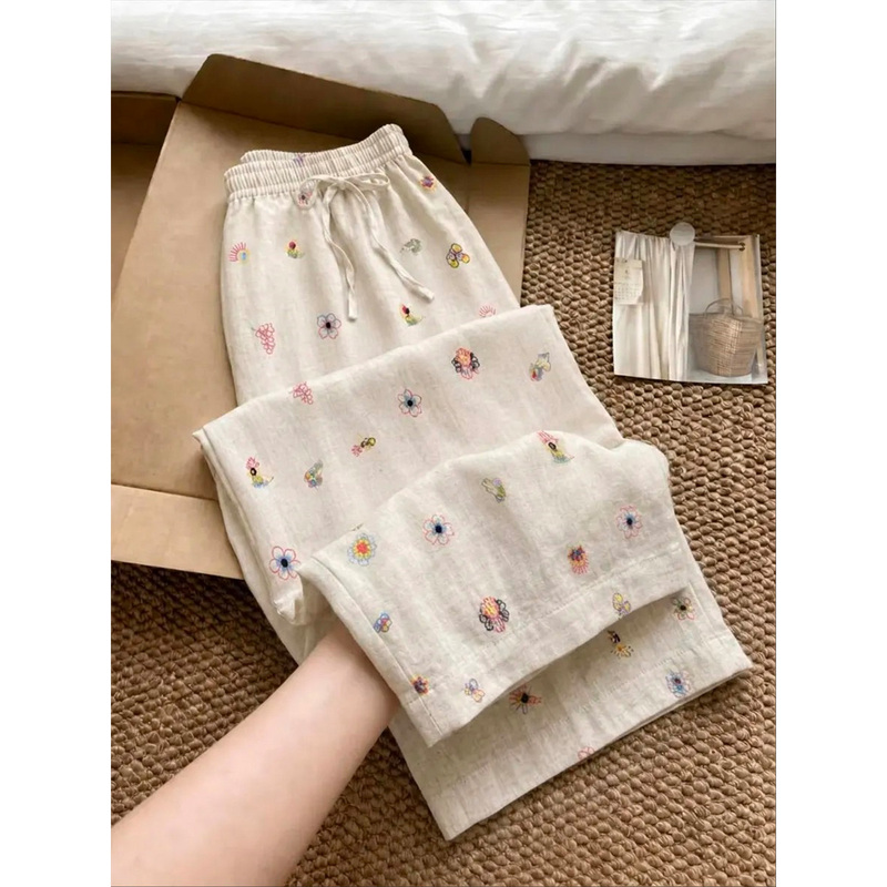 Stylish Printed Lounge Pants for Women, 2026 Summer New Style, Suitable for Going Out, Comfortable, Loose-Fitting, Home Long Pants, Plus Size Stylish Printed Lounge Pants for Women, 2026 Summer New Style, Suitable for Going Out, Comfortable, Loose-Fitting, Home Long Pants, Plus Size