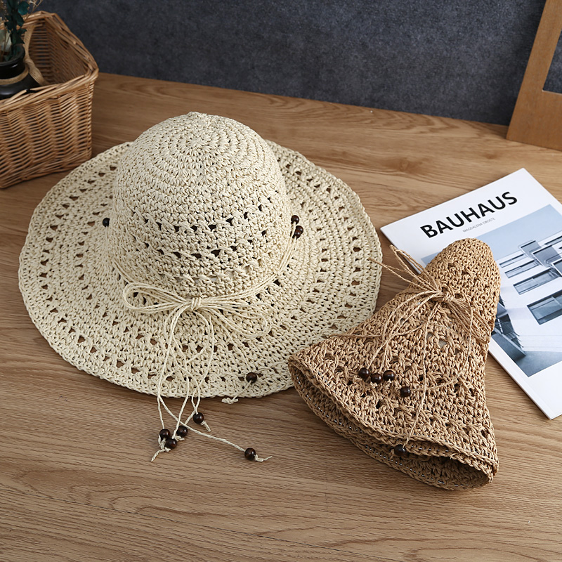 Women's Vacation Bow Knot Big Eaves Sun Hat display picture 2