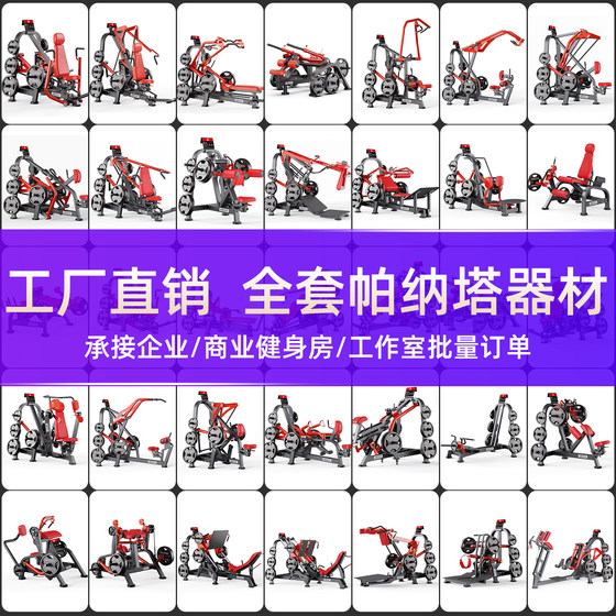 Pasta Fitness Equipment Gym-Specific Full Set of Equipment Back, Leg and Chest Fitness Equipment Panatta Equipment