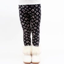 Small and large girls double-sided velvet leggings 2018 autumn and winter new Korean fashion thickened childrens pants childrens clothing