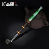 Выбор ручной работы старых ингредиентов нефрита и протяженного рта -на мамуе фигурку среди мужчин -пурпурно -пурпурно -бамбуко