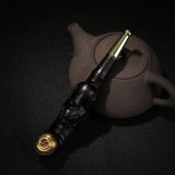 Мужская резная старомодная латунная курительная трубка из сандалового дерева ручной работы