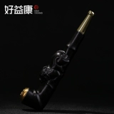 Мужская резная старомодная латунная курительная трубка из сандалового дерева ручной работы