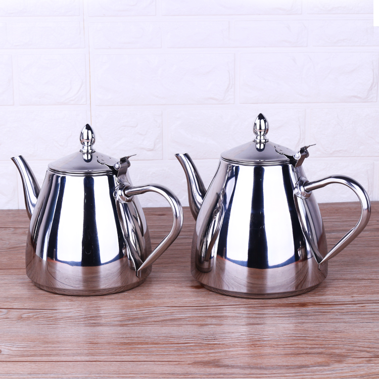 Stainless Steel Teapot Induction Cooker Special Flat Bottom Kettle Small Kettle Dining Room Household Teapot Kung Fu Teapot