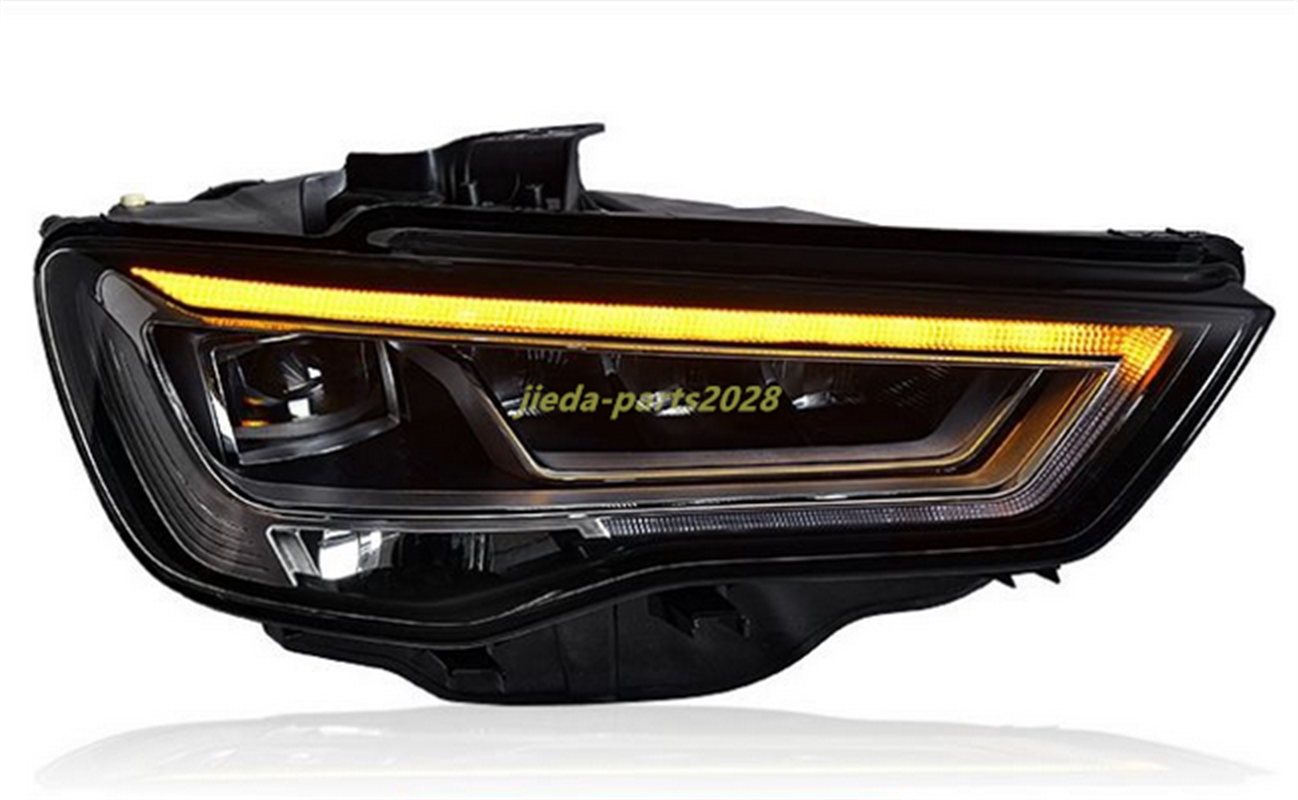 For Audi A3 2013-2016 LED Headlights DRL Projector Sequential Turn