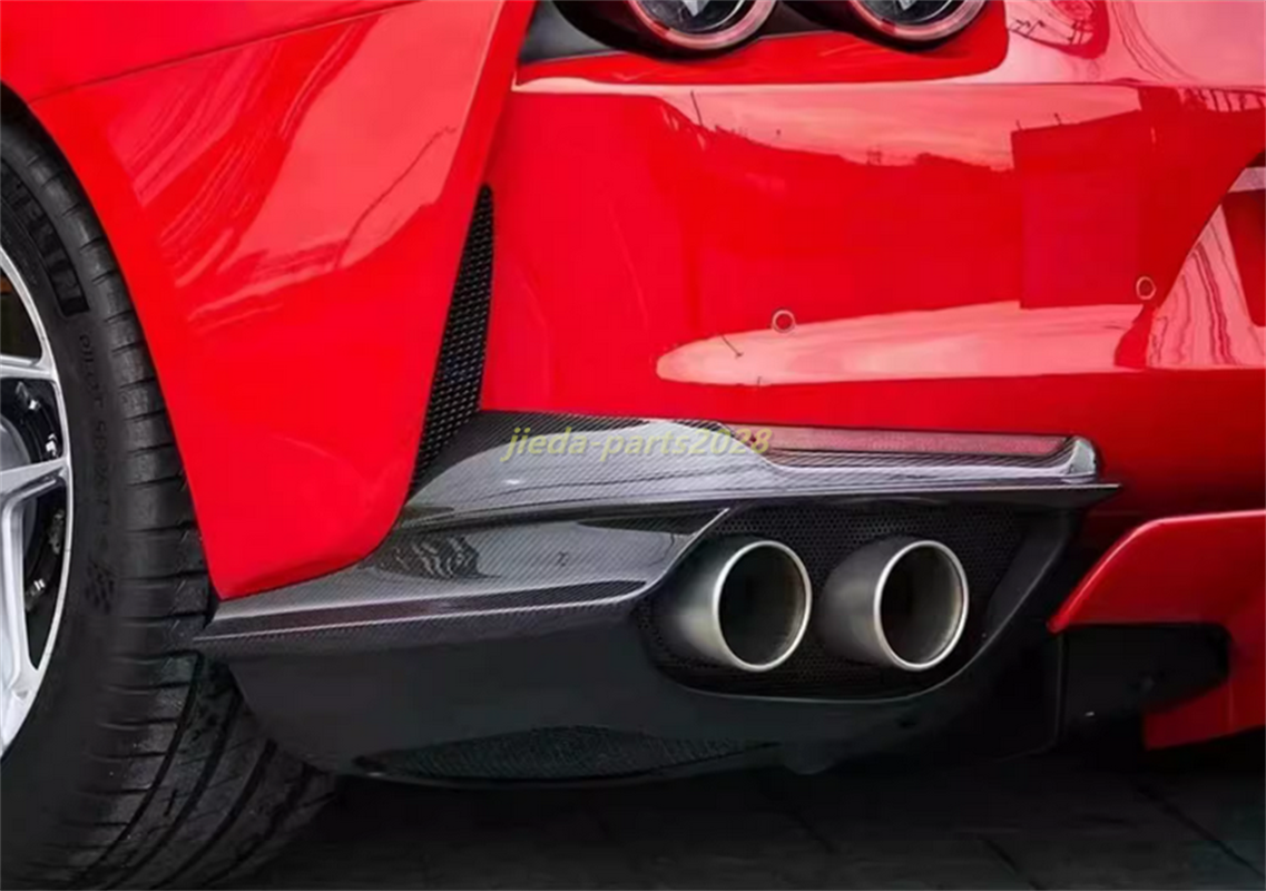 For 2018-23 Ferrari 812 GTS Superfast Carbon Fiber Rear Bumper