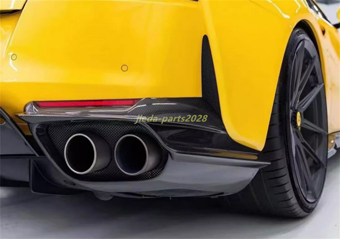 For 2018-23 Ferrari 812 GTS Superfast Carbon Fiber Rear Bumper